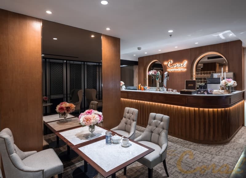 The Coral First Class Lounge, International Departure Terminal D, Suvarnabhumi Airport